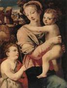 The Madonna and child with the infant saint john the baptist